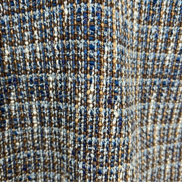 J. Crew Blue Brown Flecked Tweed Pencil Skirt Size 6 - Picture 8 of 16